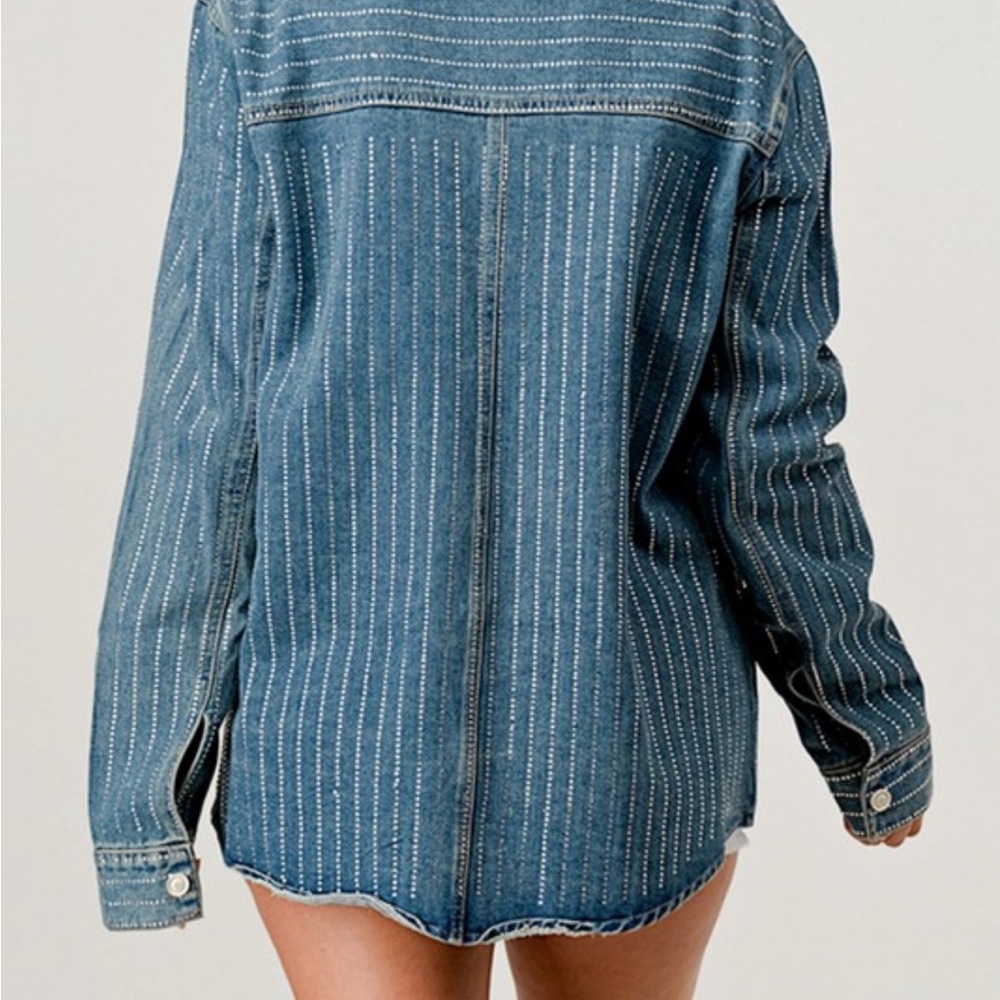 rhinestone Jean top